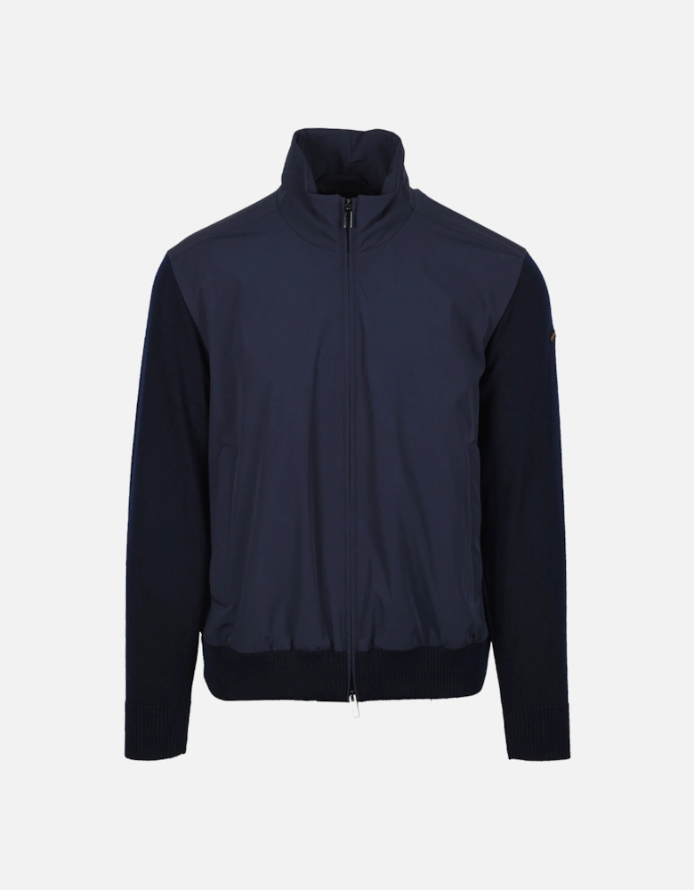 Mix Media Jacket Navy