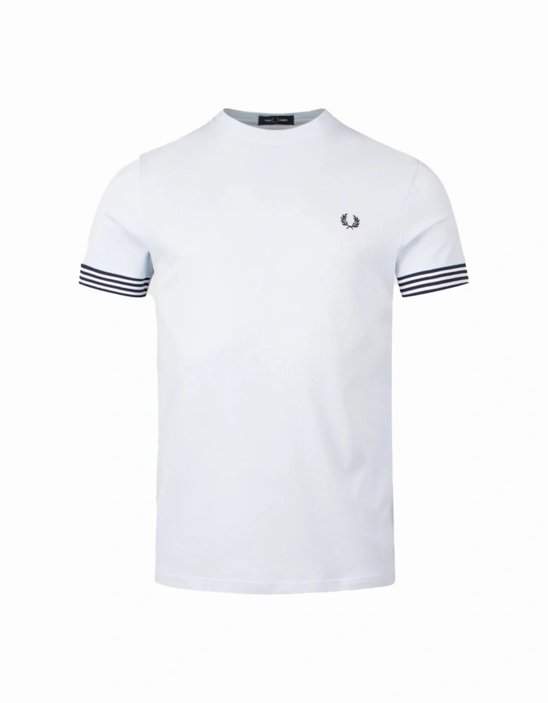 Striped Cuff T-Shirt Light Ice