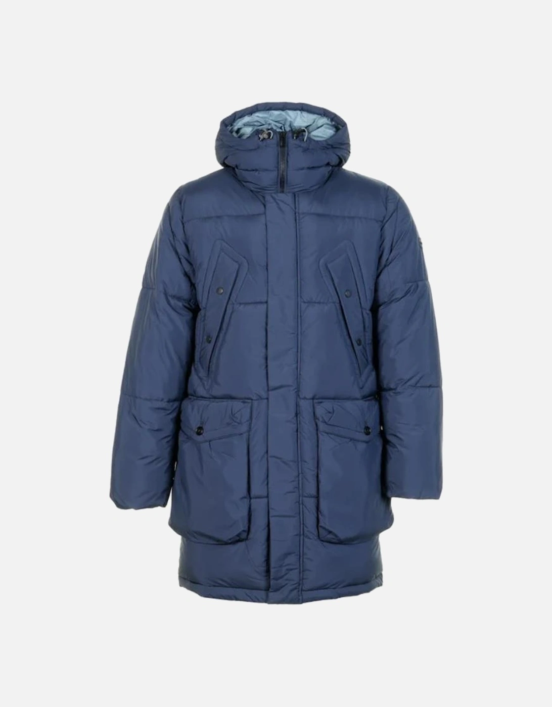 Men's Paul Smith Fibre Down Parka - Dark Navy - Size: Regular/42