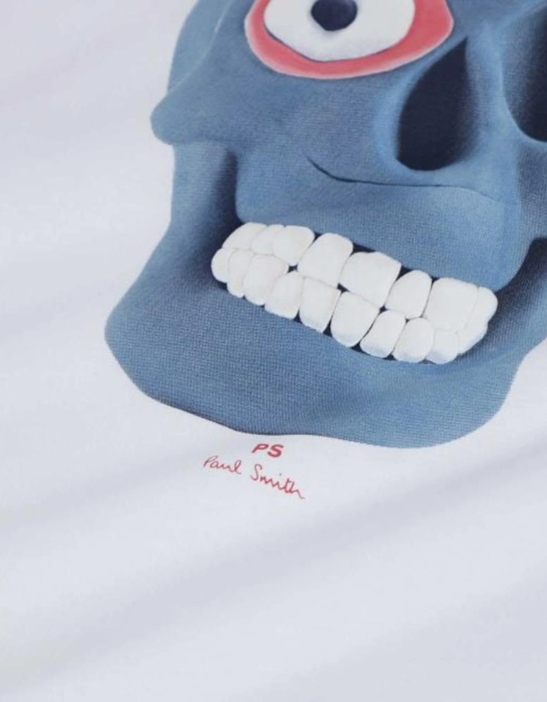 PS Reg Fit T-Shirt Skull - White