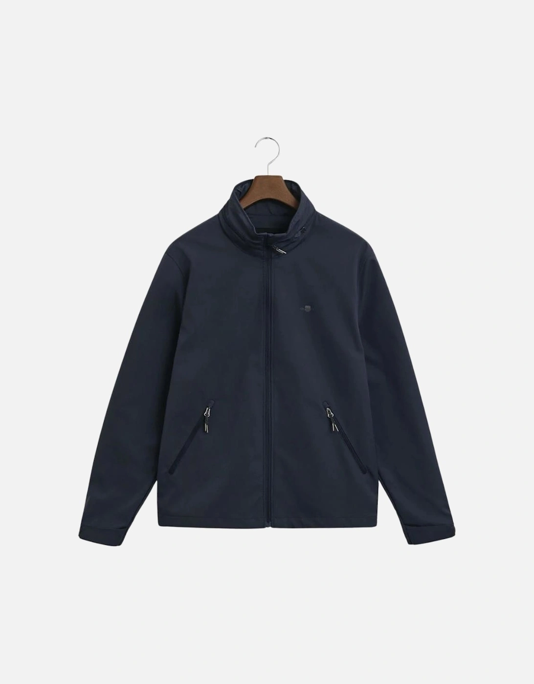 Men's GANT Soft Shell Jacket - Evening Blue - Navy - Size: 38/Regular