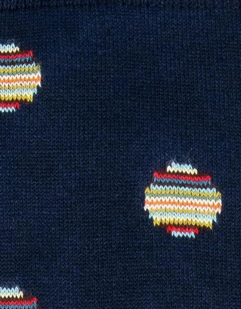 PS Socks Signature Polka - Navy