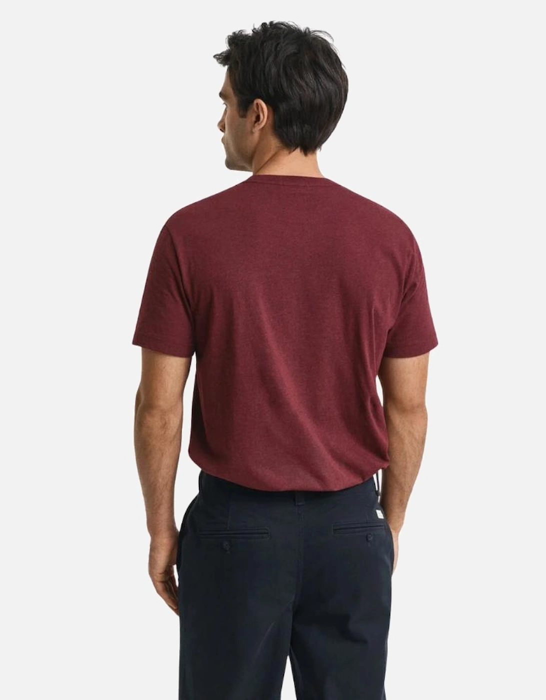 Reg Shield SS T-Shirt - Bordeaux Melange