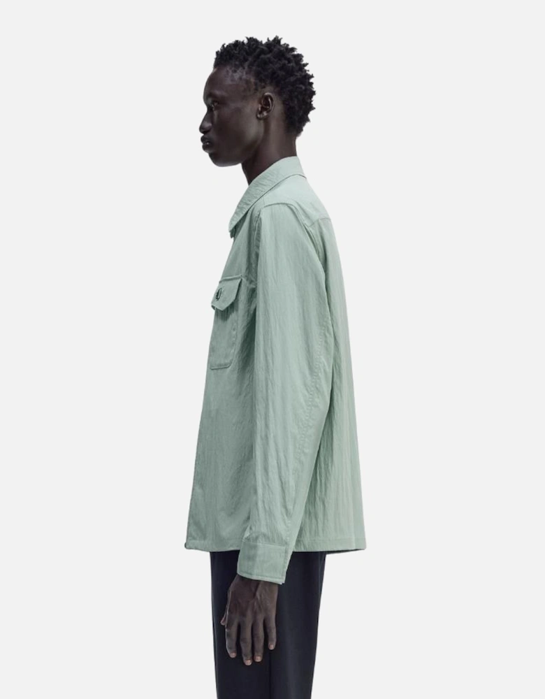 FP Zip Through Overshirt - Bay Leaf