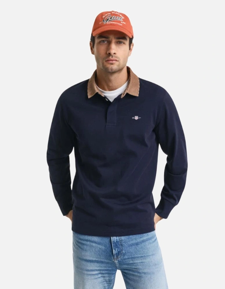 Cord Collar Heavy Rugger - Evening Blue