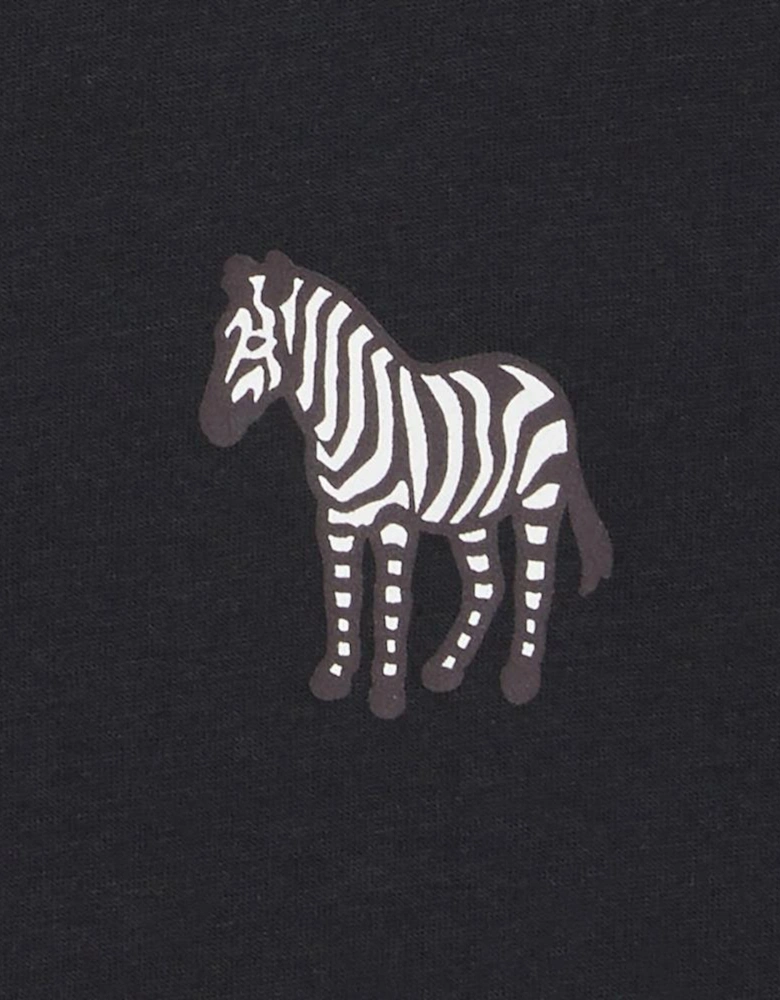 PS Reg Fit T-Shirt Zebra Small - Black