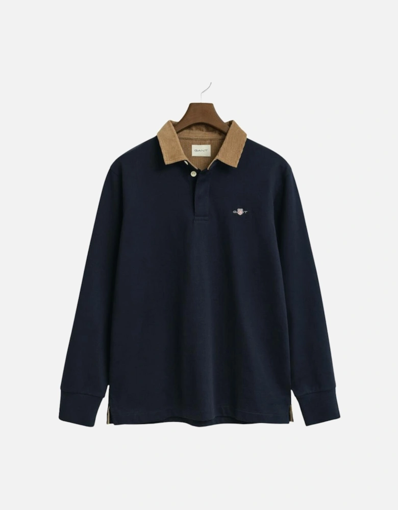 Cord Collar Heavy Rugger - Evening Blue
