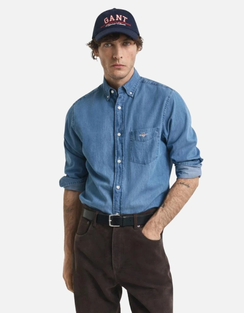 Reg BD Indigo Shirt - Semi Light Blue