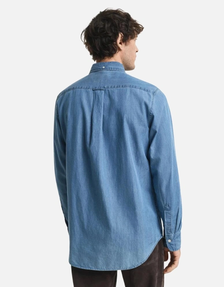 Reg BD Indigo Shirt - Semi Light Blue