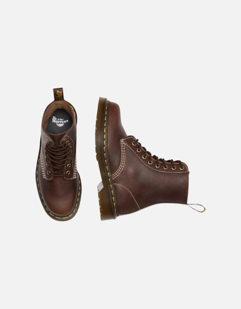 Dr. Martens 1460 Pascal Wyoming 8 Eye Boot - Dark Brown