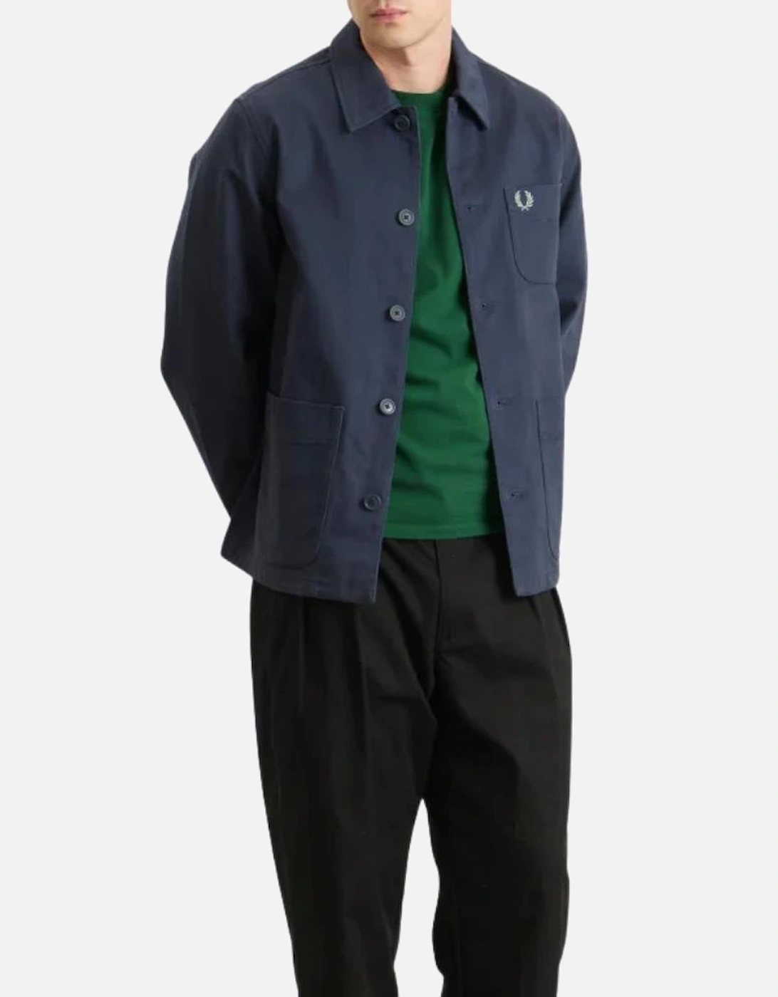 Bedford Cord Overshirt - Dark Airforce