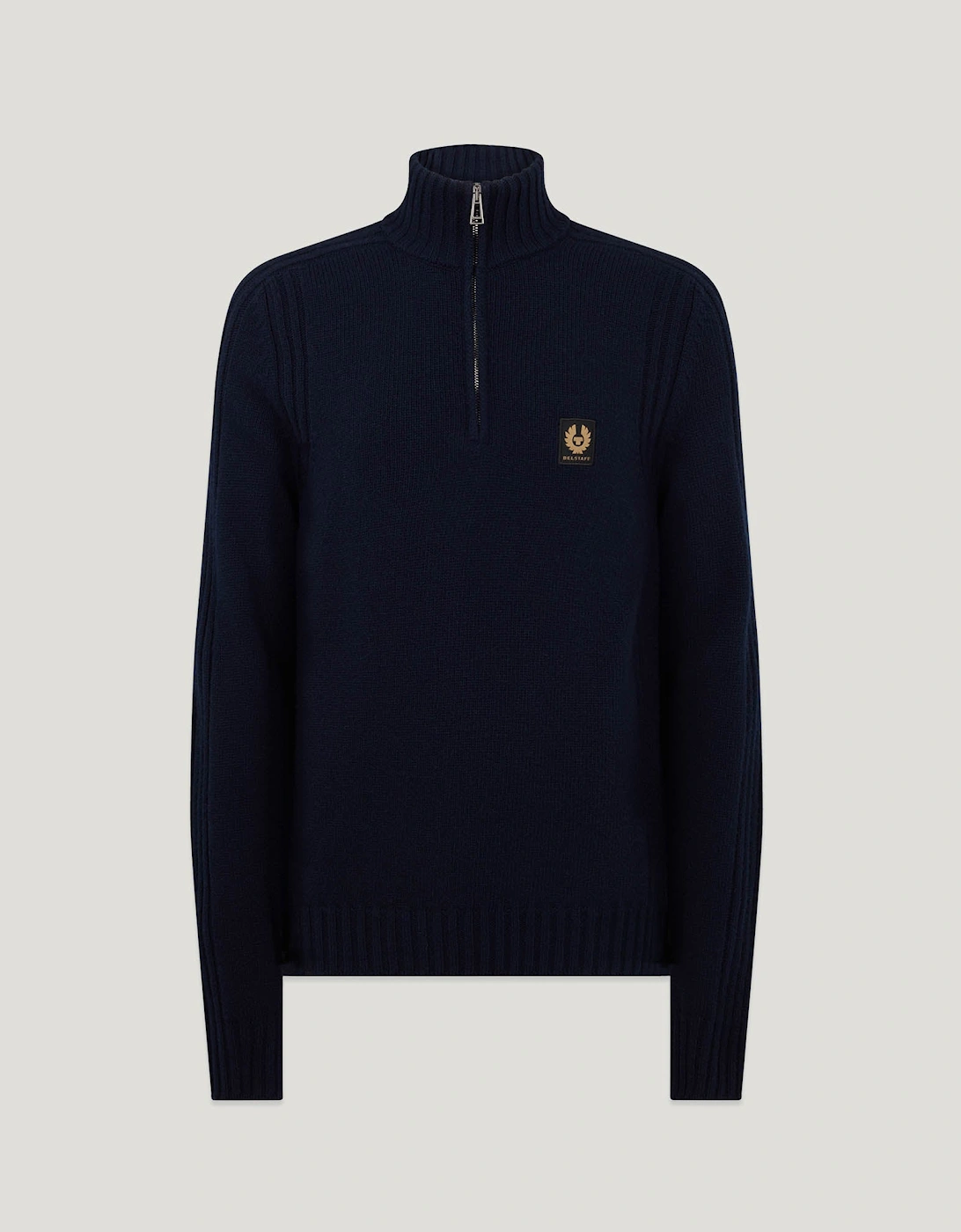 Watch Mens Quarter Zip Jumper - Dark Ink, 4 of 3