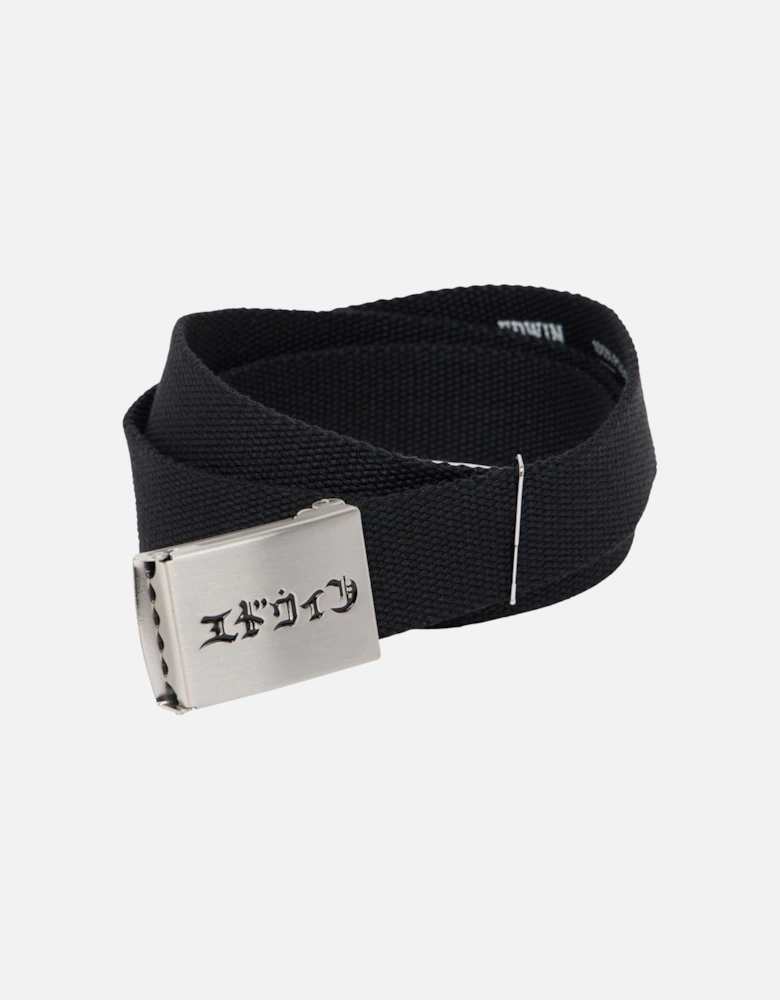 Katakana Clip Belt - Black