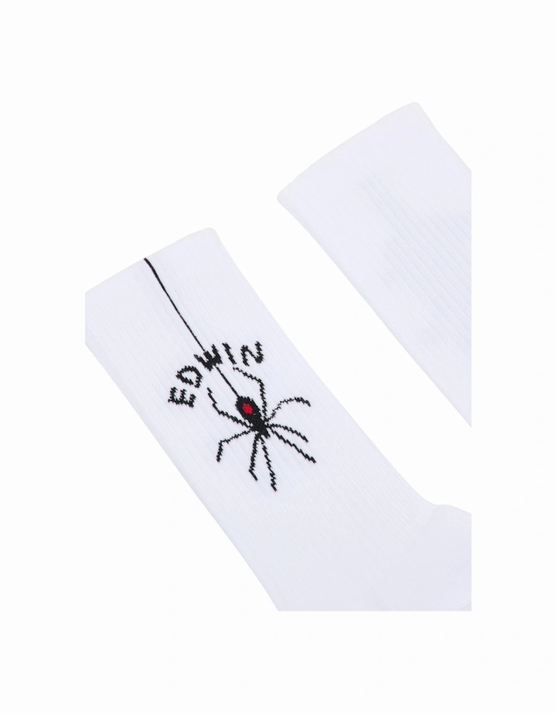 Spider Socks - White