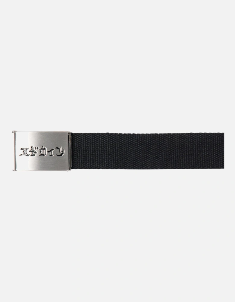 Katakana Clip Belt - Black