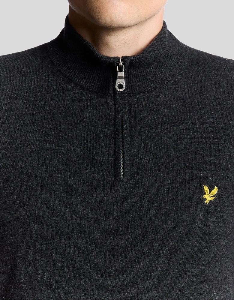 Lambswool Blend 1/4 Zip Jumper