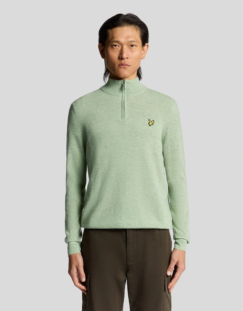 Lambswool Blend 1/4 Zip Jumper