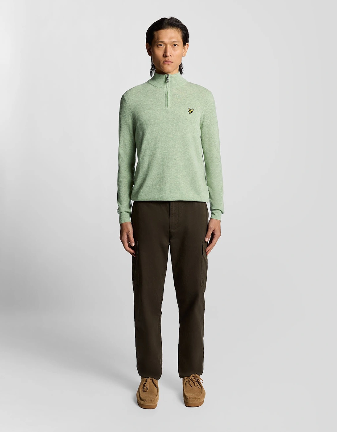 Lambswool Blend 1/4 Zip Jumper