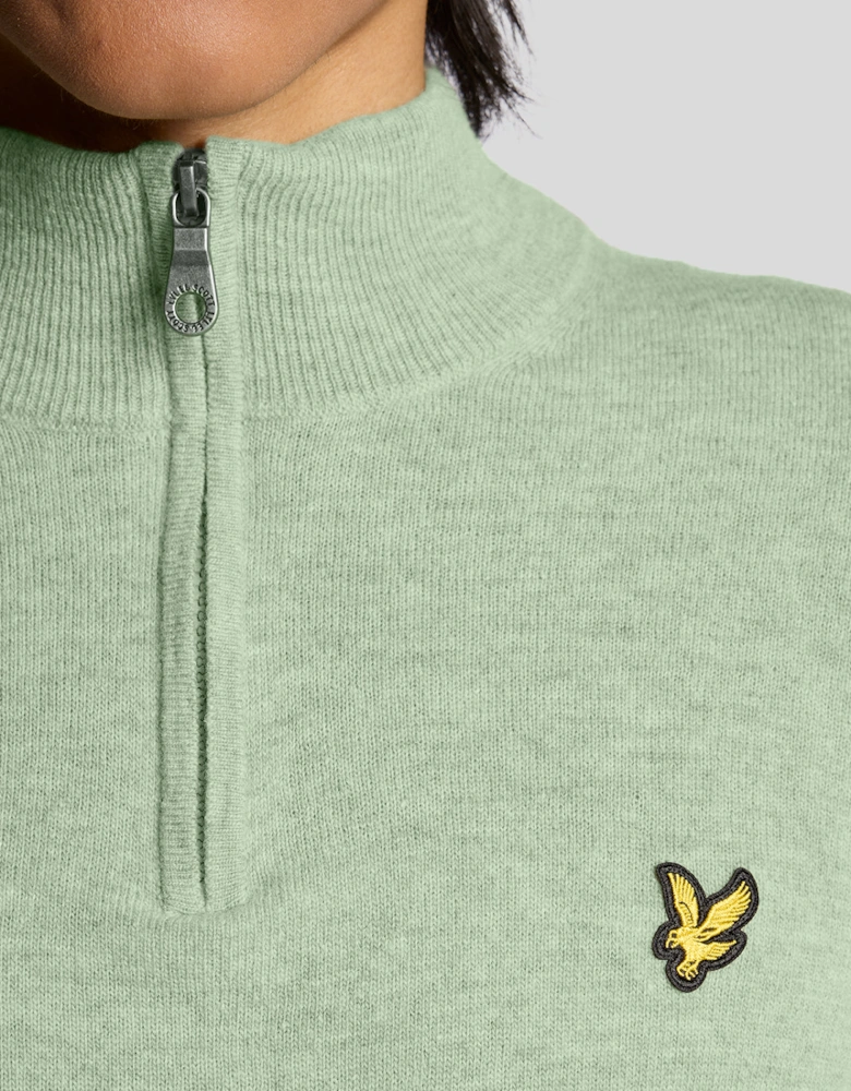 Lambswool Blend 1/4 Zip Jumper