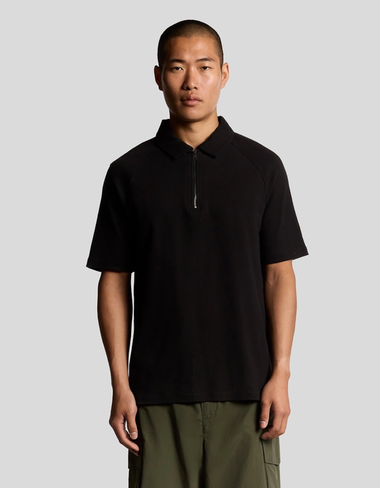 Interlock Zipped Polo Shirt