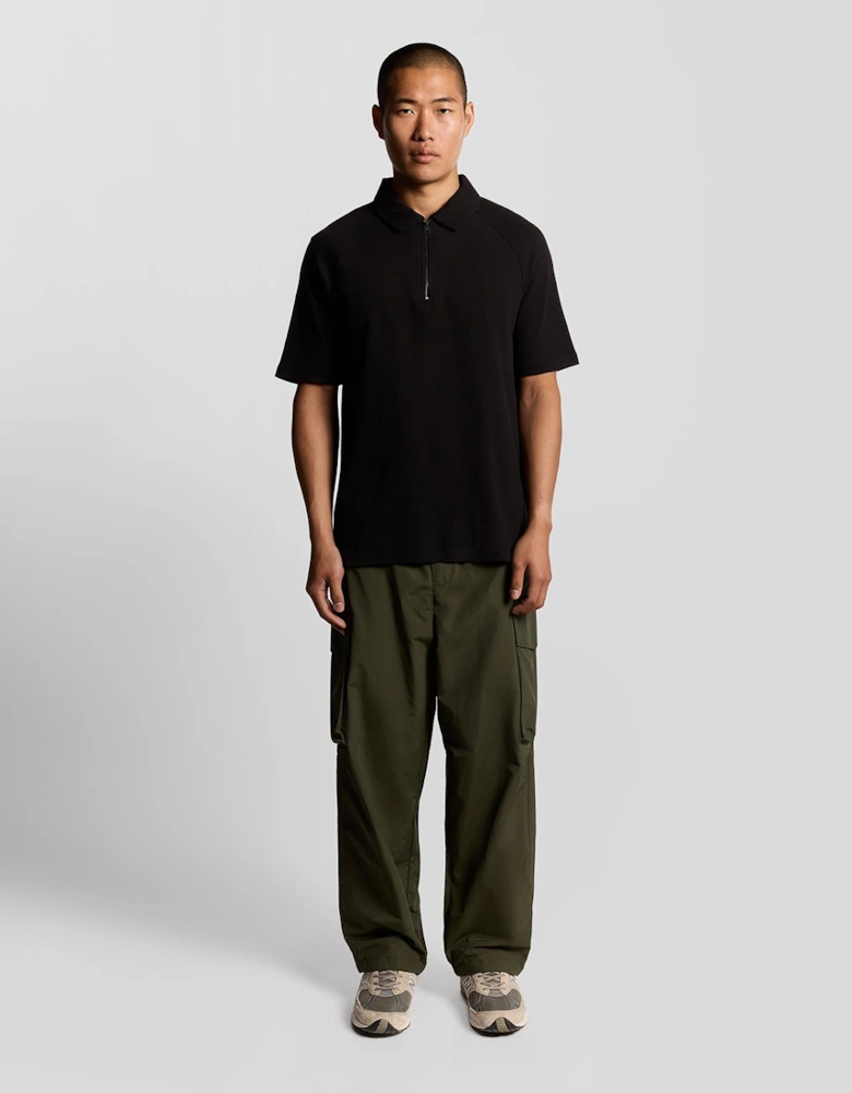 Interlock Zipped Polo Shirt