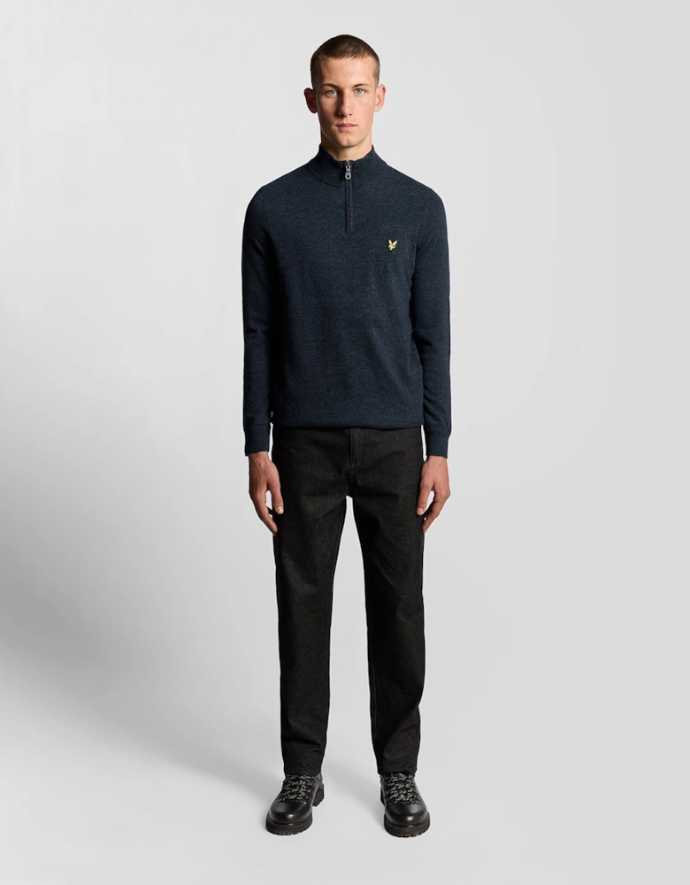 Lambswool Blend 1/4 Zip Jumper