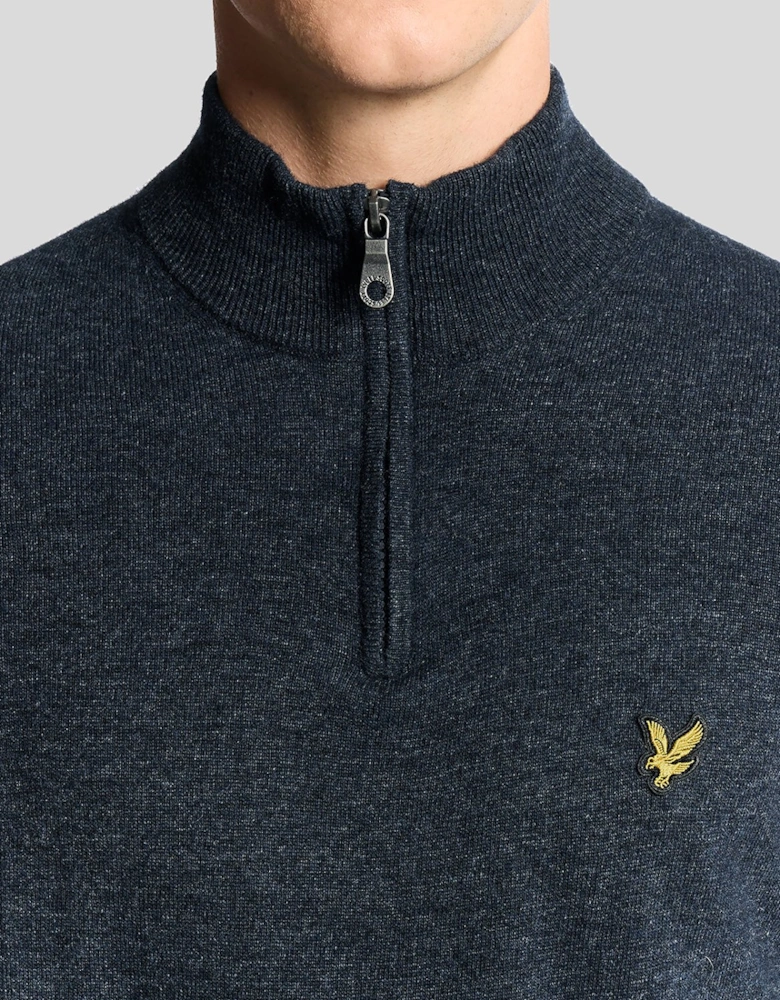 Lambswool Blend 1/4 Zip Jumper