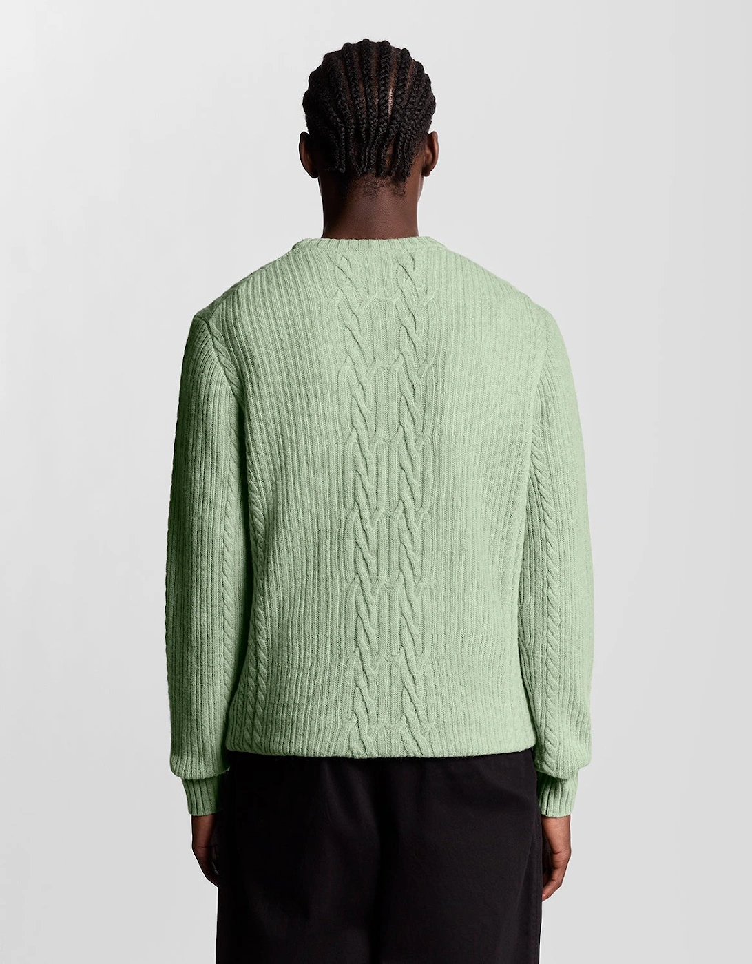 Ribbed Cable Knit Jumper