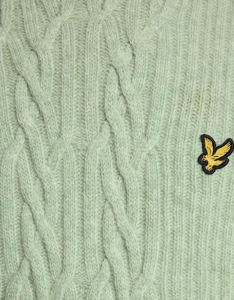 Ribbed Cable Knit Jumper