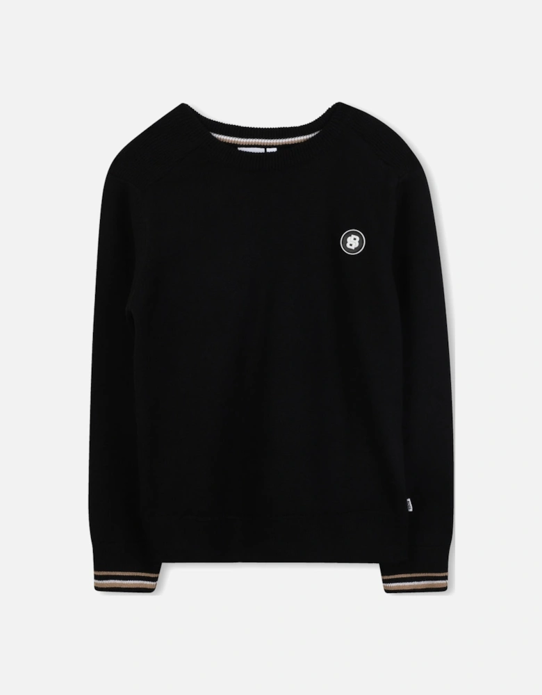 BOSS BOYS BLACK PULLOVER J52343
