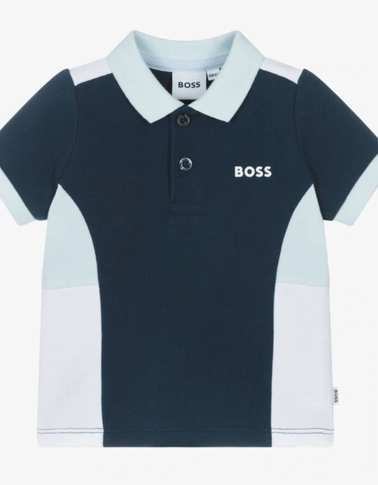 BOSS BOYS NAVY POLO SHIRT J52335