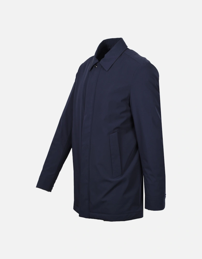 Woven Coat Navy