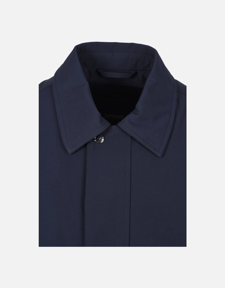 Woven Coat Navy