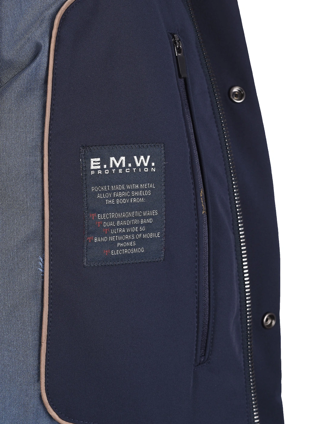 Woven Coat Navy
