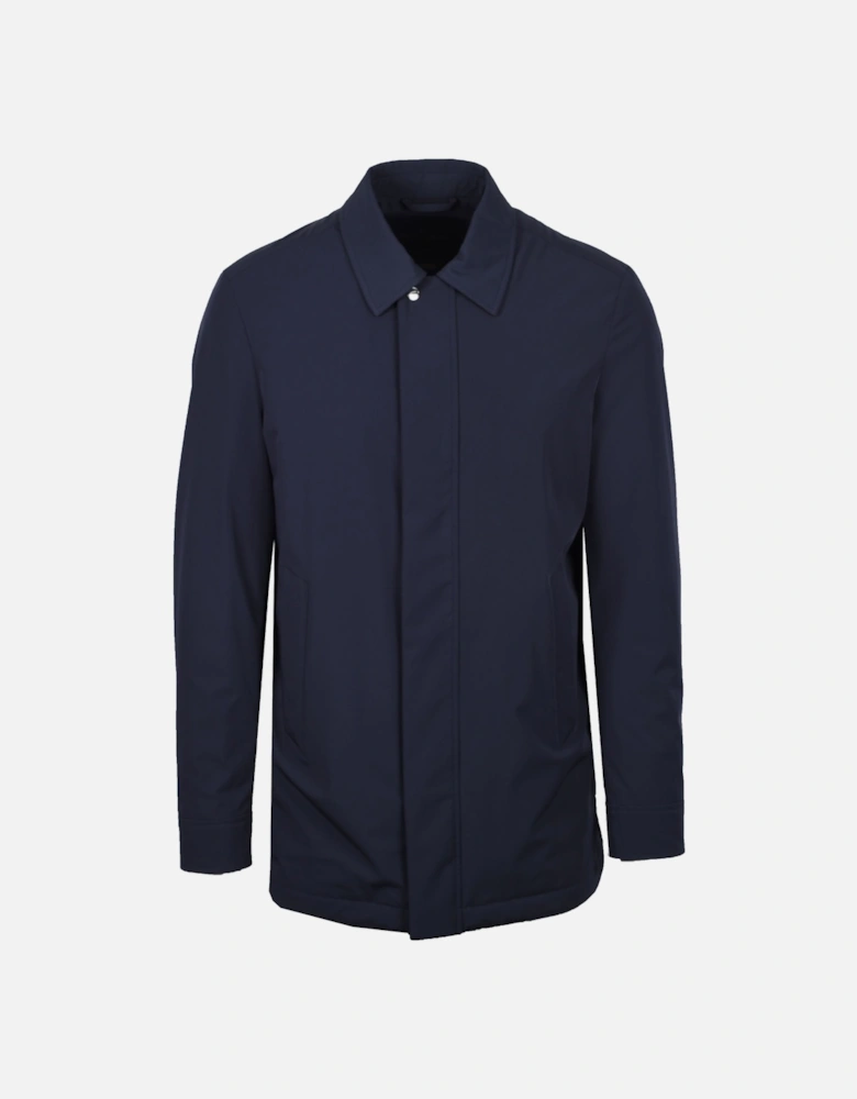 Woven Coat Navy