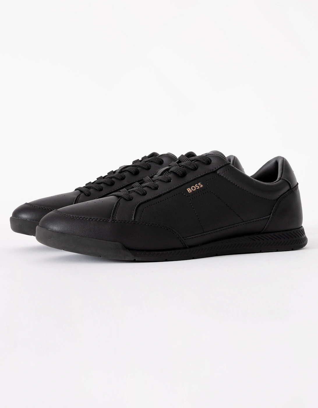 BOSS Orange Nitan_Lowp_bu Mens Trainers - Black 005, 2 of 1