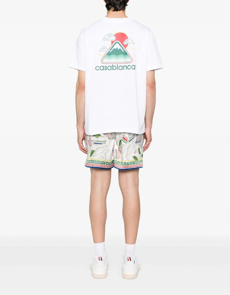 Montagne Ondulee T-Shirt White