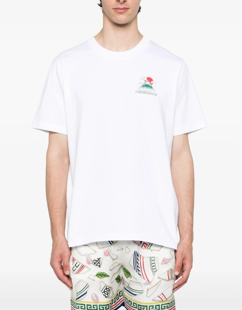 Montagne Ondulee T-Shirt White