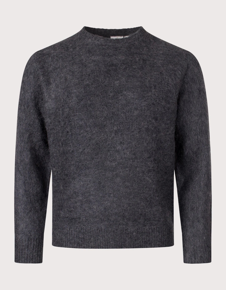 Relaxed Fit Mohair Sweatshirt