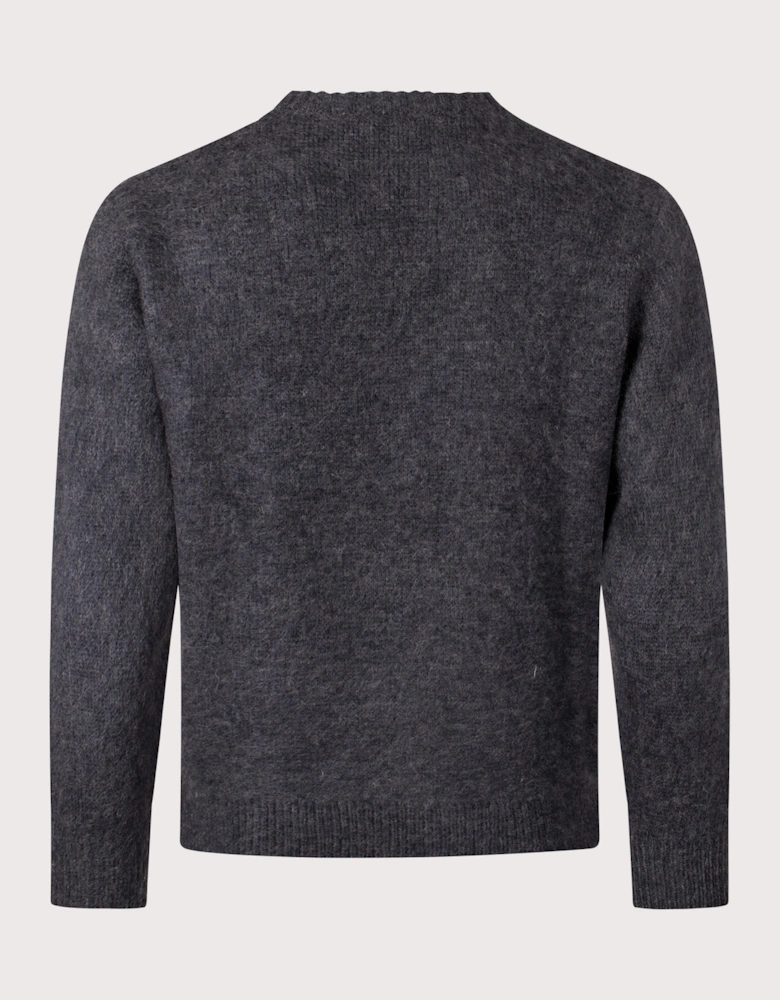 Relaxed Fit Mohair Sweatshirt
