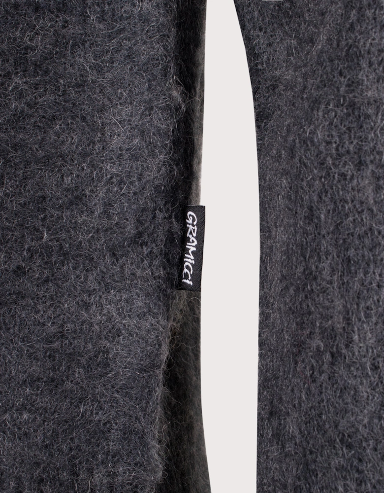 Relaxed Fit Mohair Sweatshirt