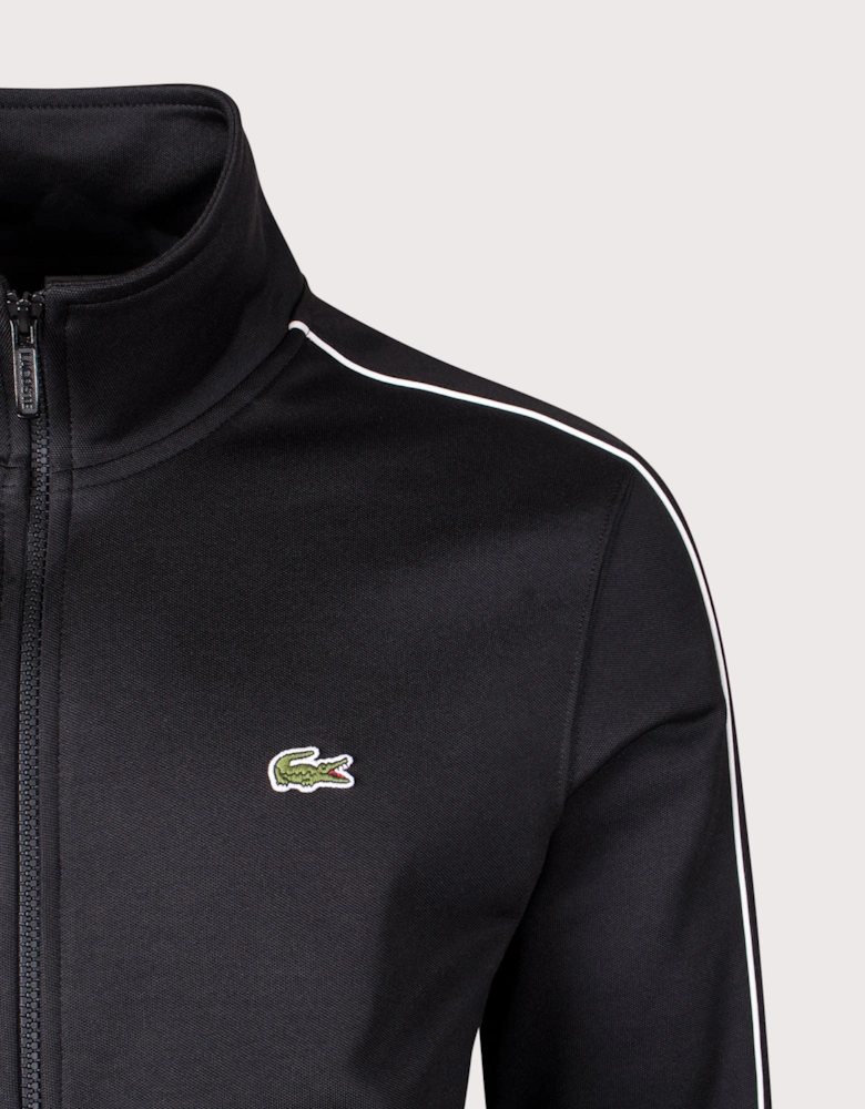 Paris Piqué Zip Front Track Jacket