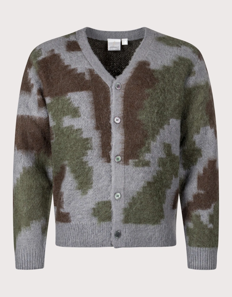 Relaxed Fit Mohair Cardigan