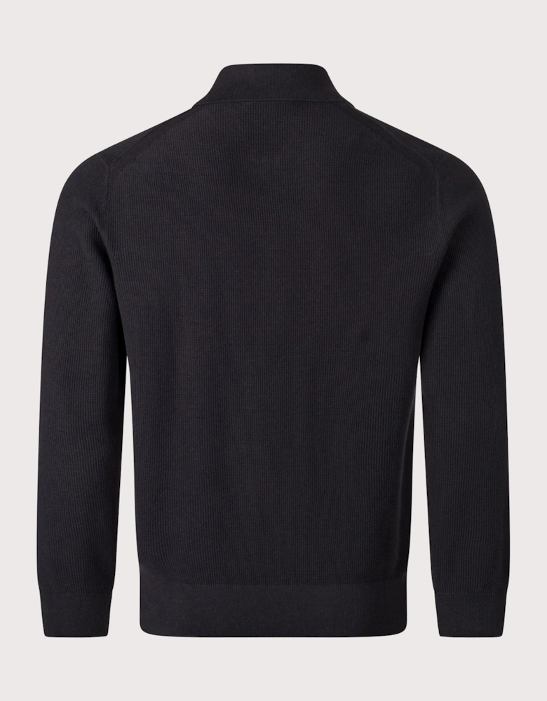 Quarter Zip Polo Sweatshirt