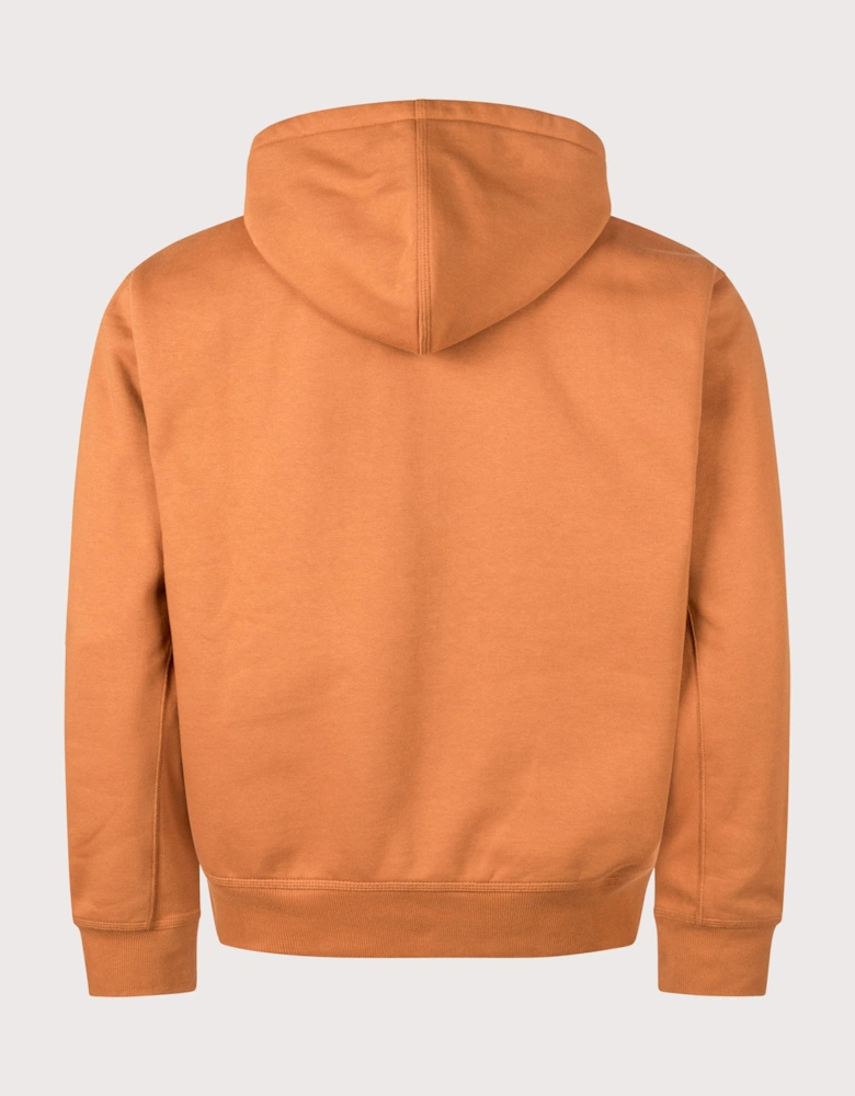 Relaxed Fit Hooded American Script Jacket