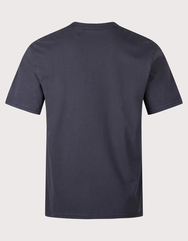 One Point Pigment Dyed T-Shirt