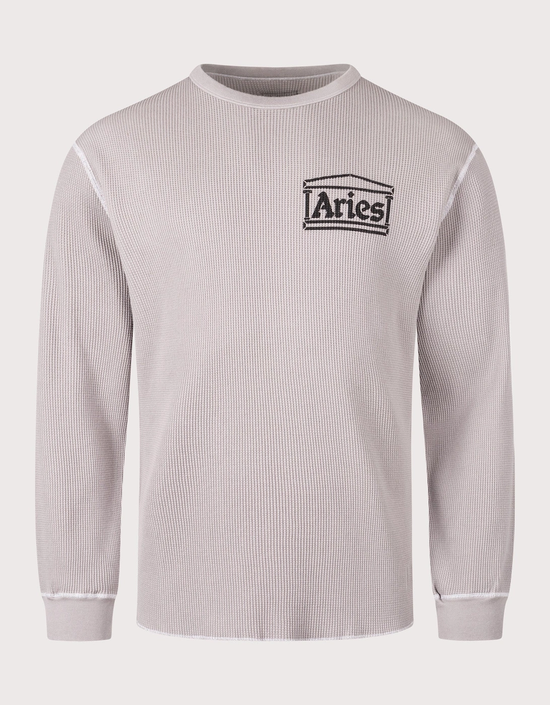 Reversible Temple Waffle Long Sleeve T-Shirt, 4 of 3