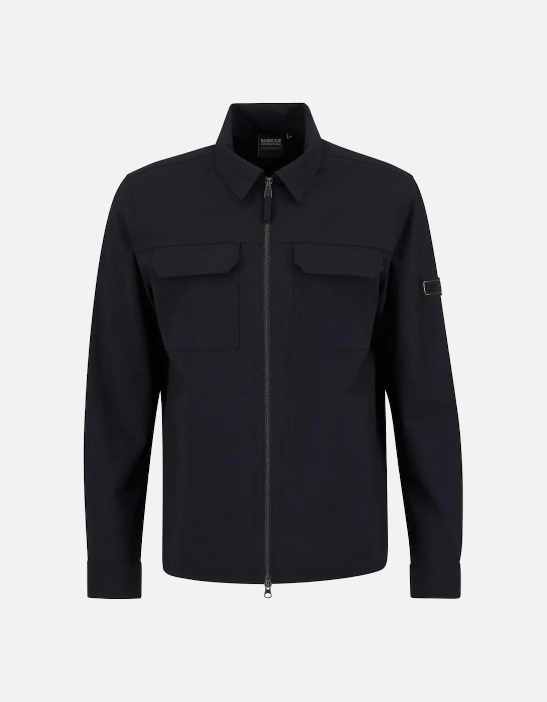 Men's Navy Ash Overshirt, 4 of 3