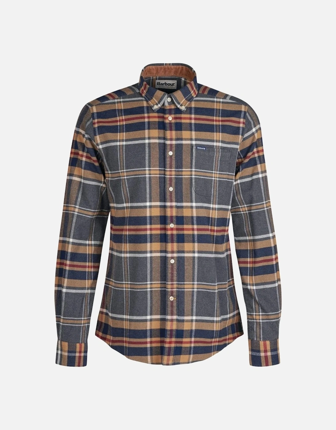 Men's Ronan Long Sleeved Check Shirt, 4 of 3