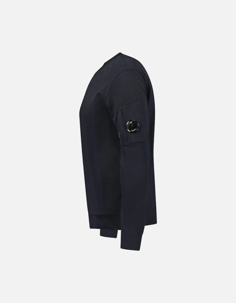 Lens Light Fleece Crewneck Sweatshirt Black
